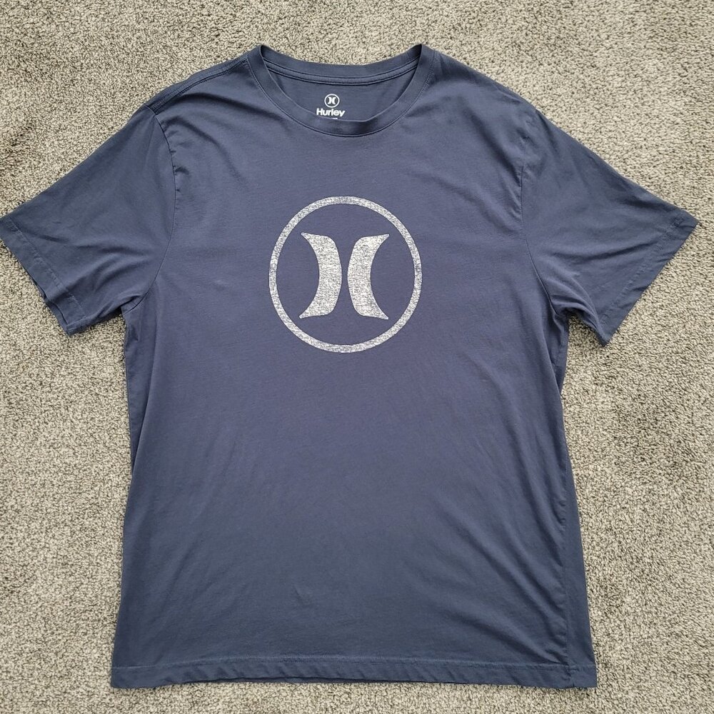 Men's Blue Hurley T-shirt X-Large, Pre-Owned in Nice Condition